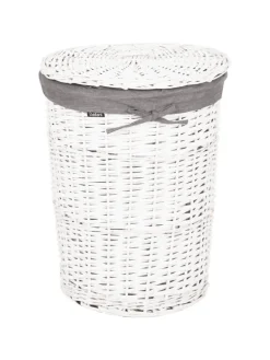 1er-Set Wäschekörbe VAKARI in Grau/Weiß