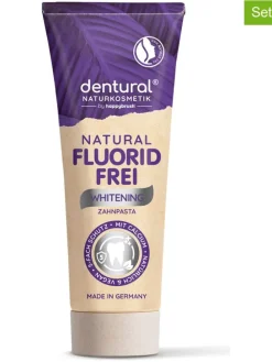 2er-Set: Zahnpasta "Dentural Whitening Fluoridfree Toothpaste" - 2 x 75 ml