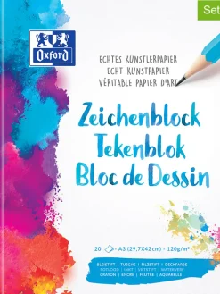 2er-Set: Zeichenblöcke in Bunt - DIN A3