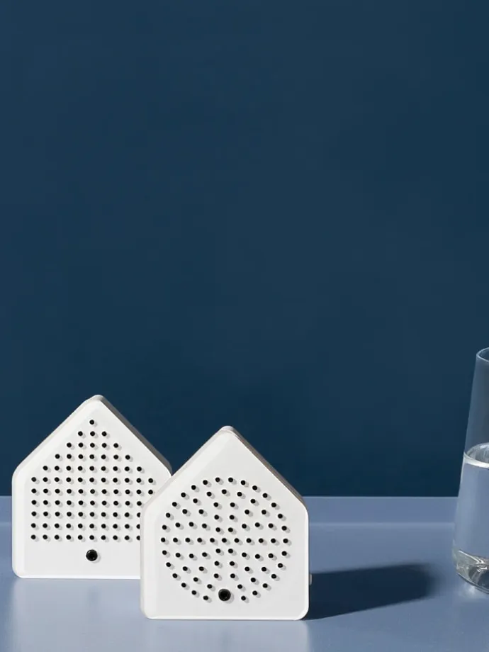 2er-Set: Zirpyboxen in Weiß - (B)7 x (H)7,7 x (T)4 cm