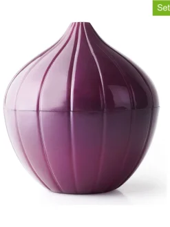 2er-Set: Zwiebel-Frischhalteboxen in Lila - (H)12 x Ø 11 cm