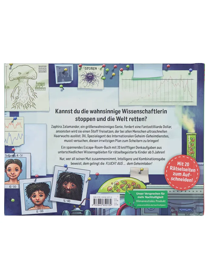 Escape-Krimi "Flucht aus dem Geheimlabor"