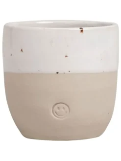 Espressobecher "Smiley" in Beige/ Creme - 40 ml