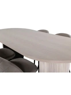 Essgruppe Bianca 1 (5-teilig) Beige 90 x 200 cm