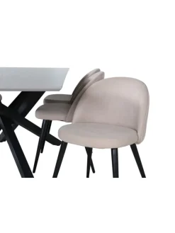 Essgruppe Piazza 20 (7-teilig) Beige 90 x 180 cm