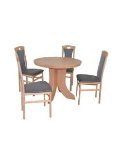 Essgruppe (5teilig) Paulina in anthrazit