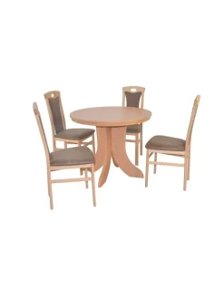 Essgruppe (5teilig) Paulina in braun