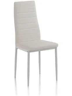 Esszimmerstuhl in Weiß - (B)41 x (H)95 x (T)39 cm