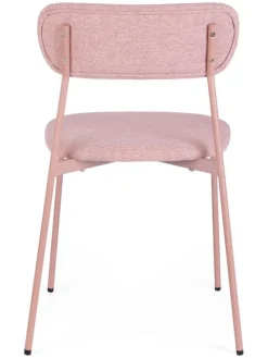 Esszimmerstuhl ''Inka'' in Rosa - (B)45 x (H)78 x (T)49 cm