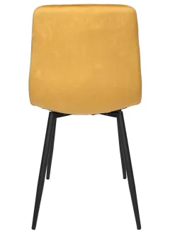 Esszimmerstuhl ''Mateo'' in Gelb - (B)45 x (H)88 x (T)52 cm