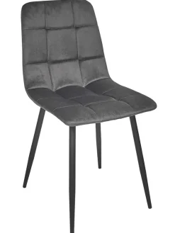 Esszimmerstuhl ''Mateo'' in Grau - (B)45 x (H)88 x (T)52 cm