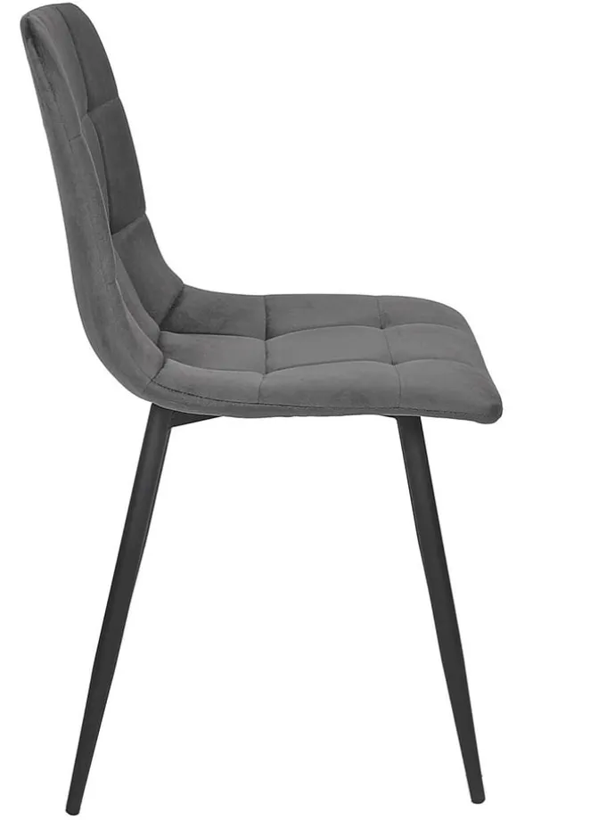 Esszimmerstuhl ''Mateo'' in Grau - (B)45 x (H)88 x (T)52 cm