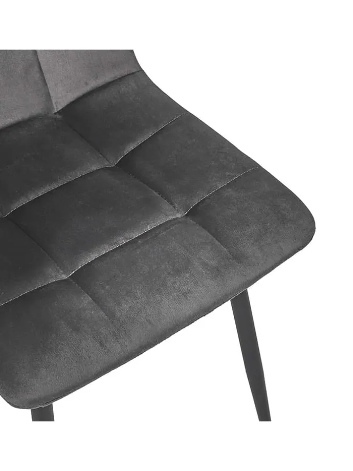 Esszimmerstuhl ''Mateo'' in Grau - (B)45 x (H)88 x (T)52 cm