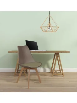 Esszimmerstuhl "Scandinave" in Taupe - (B)46 x (H)86,5 x (T)52 cm