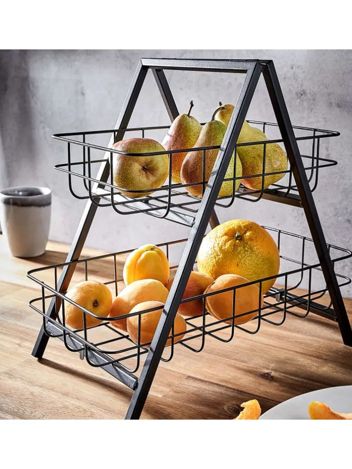 Etagere GRID in Schwarz