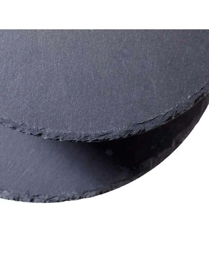 Etagere in Schwarz/ Silber - (H)40 cm