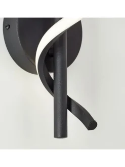 Eunice LED Wandleuchte schwarz matt schwarz 7,5 W LED integriert