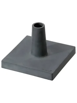 Fackelständer "Baso" in Grau - (B)26 x (H)19 cm