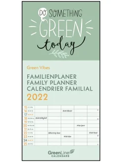 Familienplaner "Green Vibes 2022"