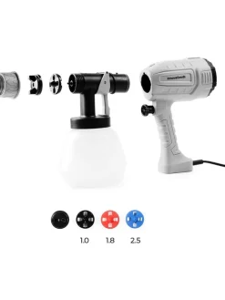 Farbspritzpistole in Grau