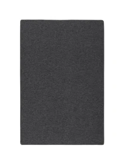 Feinschlingen Velour Teppich Strong in Schwarz Grau