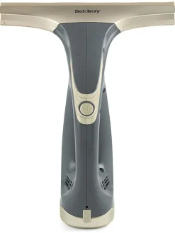 Fensterabzieher in Grau/ Gold