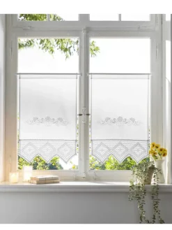 Fensterbehang in weiß