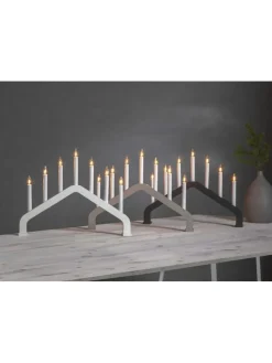 Fensterleuchter "House" in Beige - (B)48 x (H)37 cm