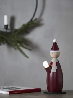 Fensterleuchter "Lucia Classic" in Rot - (L)28 x (B)12 cm