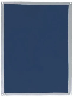 Fenster-Sonnenschutz in Blau/ Silber - (L)92 x (B)59 cm