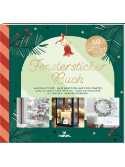 Fenstersticker-Buch "Winterwunder" in Bunt