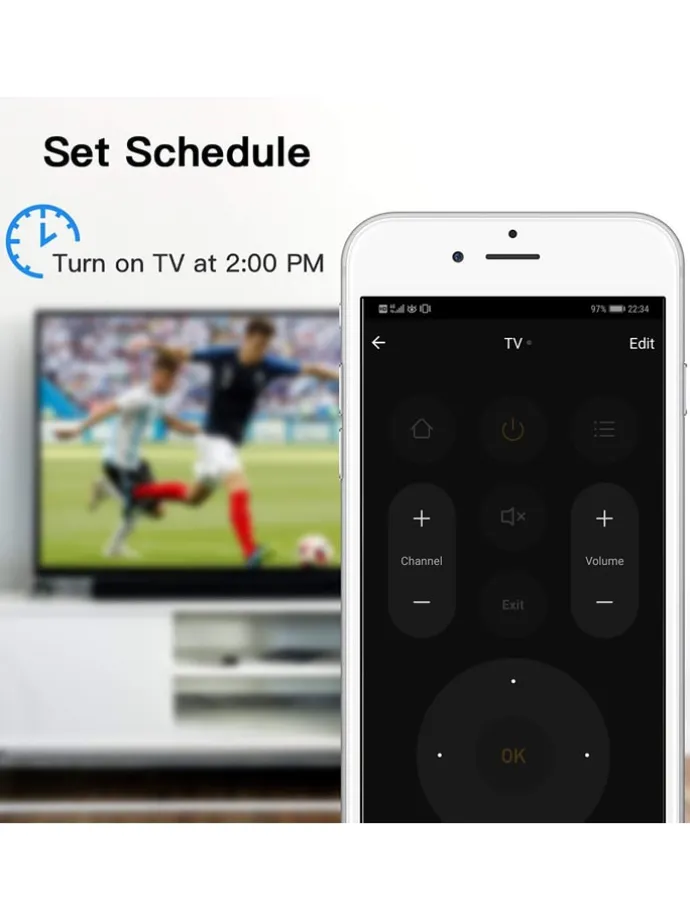 Fernbedienung "R4294 universal" in Schwarz