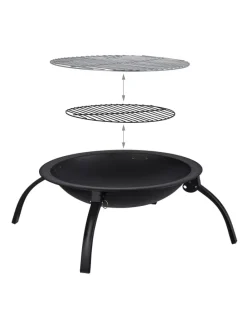 Feuerschale in Schwarz Ø 56,5 cm