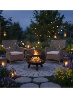 Feuerschale in Schwarz - Ø 60 cm