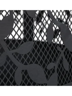 Feuerschale in Schwarz - (H)60 x Ø 60 cm