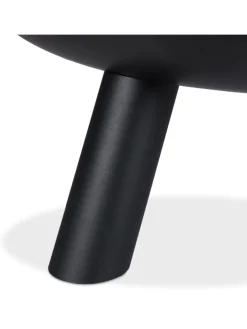 Feuerschale mit Funkenschutz in Schwarz - Ø 62 cm