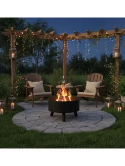 Feuerschale in Schwarz - Ø 58,5 cm