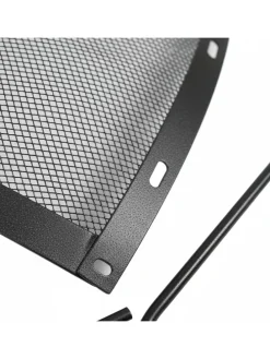 Feuerschalen-Funkenschutz in Schwarz - Ø 60 cm