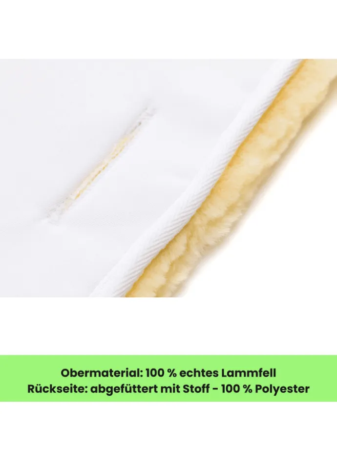 Fillikid Lammfelleinlage 73x33 TOP in Natur