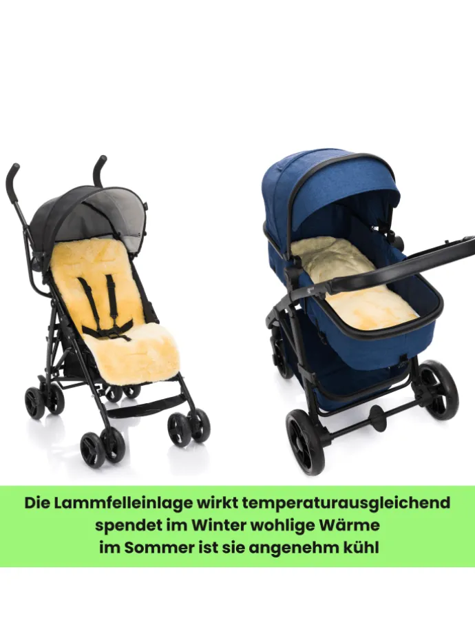 Fillikid Lammfelleinlage 73x33 TOP in Natur