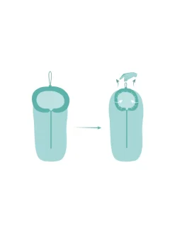 Fillikid Winterfußsack Pamir TOP in Champagner