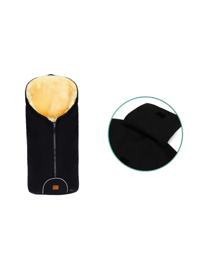 Fillikid Winterfußsack Pamir TOP in Schwarz