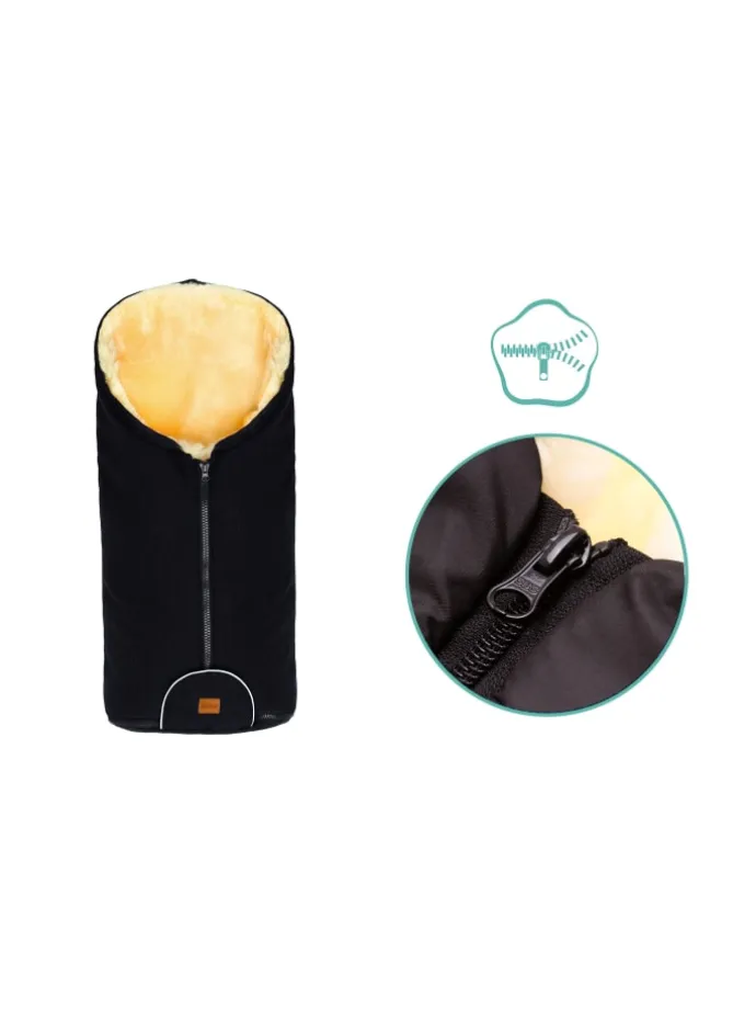 Fillikid Winterfußsack Pamir TOP in Schwarz