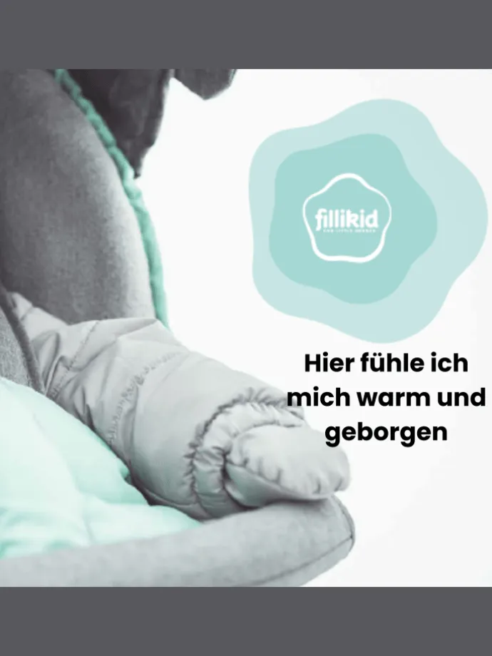 Fillikid Winterfußsack Pamir TOP in Schwarz