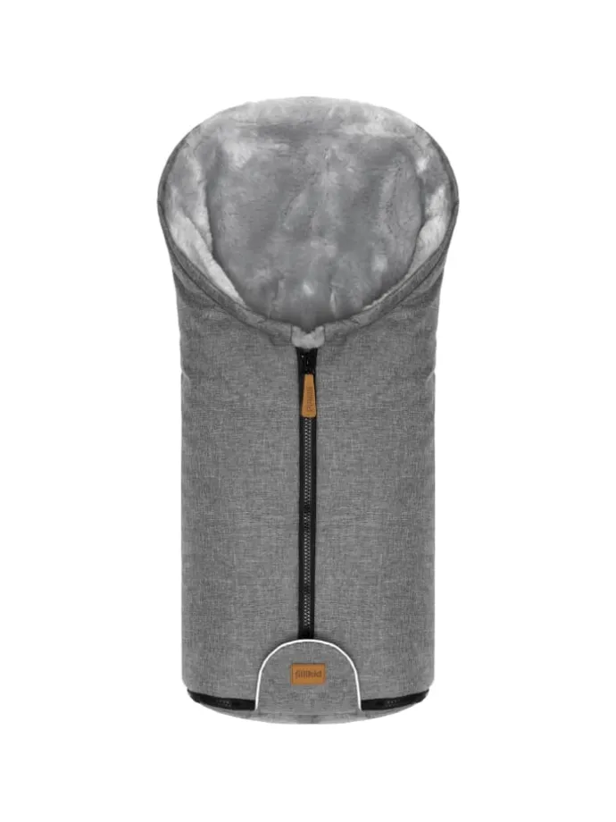 Fillikid Winterfußsack Pamir TOP in Hellgrau-Grau