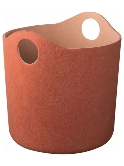 Filzkorb "Tiggy" in Hellbraun - (H)44 x Ø 42 cm