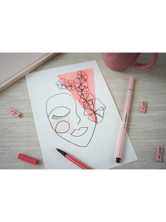 Filzschreiber "Pen 68 ColorParade" - 20 Stück