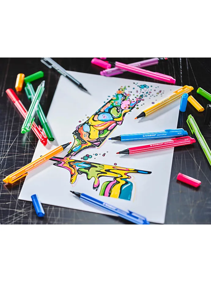 Filzschreiber "STABILO pointMax - ARTY" - 24 Stück