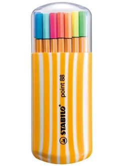 Fineliner "STABILO point 88 Zebrui - 20 Stück