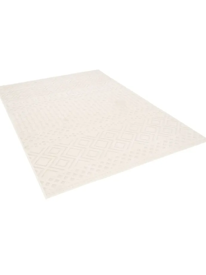 Flachgewebe Teppich Sevilla in Creme
